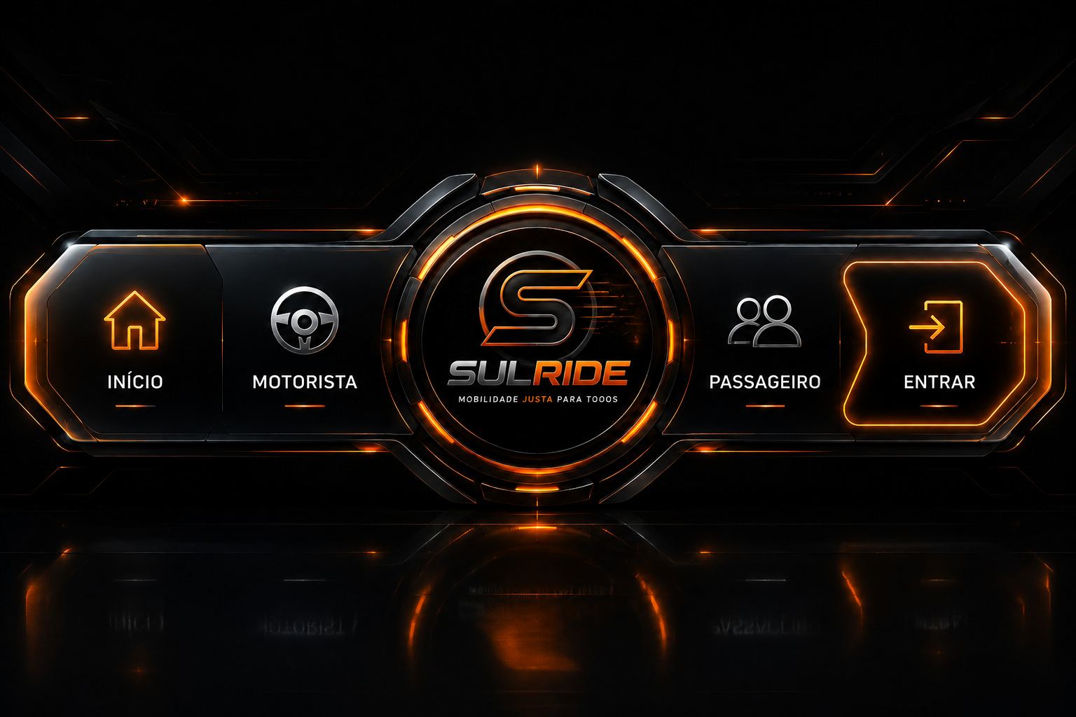 Menu principal SulRide